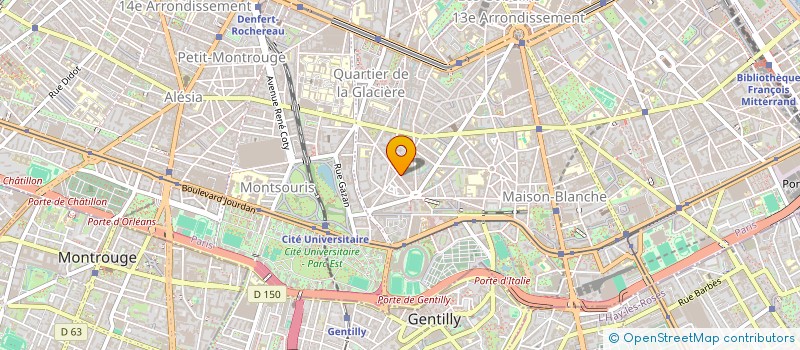 localisation de l'entreprise MARC HENRY ARCHITECTE  PARIS