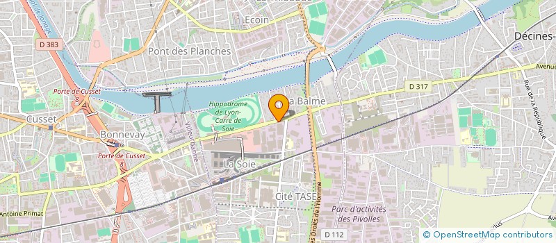 localisation de l'entreprise MARC HOLDING à VAULX-EN-VELIN