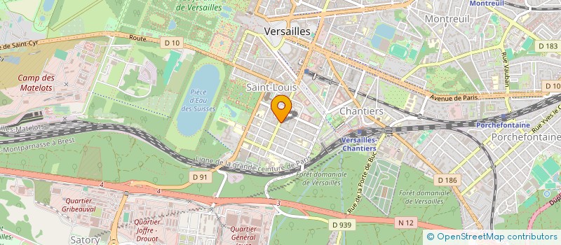 localisation de l'entreprise MARC IACONELLI SARL à VERSAILLES