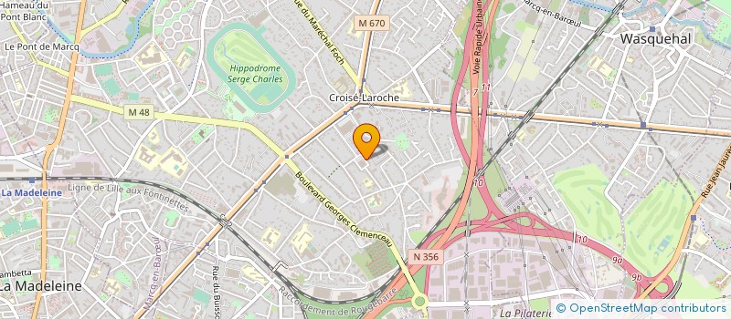 localisation de l'entreprise MARC INVESTS à MARCQ-EN-BARŒUL