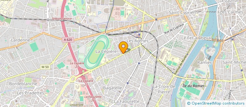 localisation de l'entreprise MARC JAFFE - FRANCK FABIE - SEBASTIEN FERRIERE - YANNICK DELANNIS - THI THUY TRANG PHAM à TOULOUSE