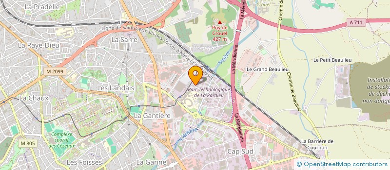 localisation de l'entreprise MARC-LAB-LABORATOIRE ASSOCIATIF POUR LA RECHERCHE ET ENSEIGNEMENT DU GROUPE MARC  CLERMONT-FERRAND