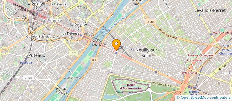 localisation de l'entreprise MARC LAURENTI ART GALLERY à NEUILLY-SUR-SEINE