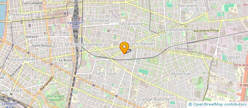 localisation de l'entreprise MARC LEBRUN  LYON