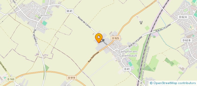 localisation de l'entreprise MARC LORES  CAMPHIN-EN-CAREMBAULT