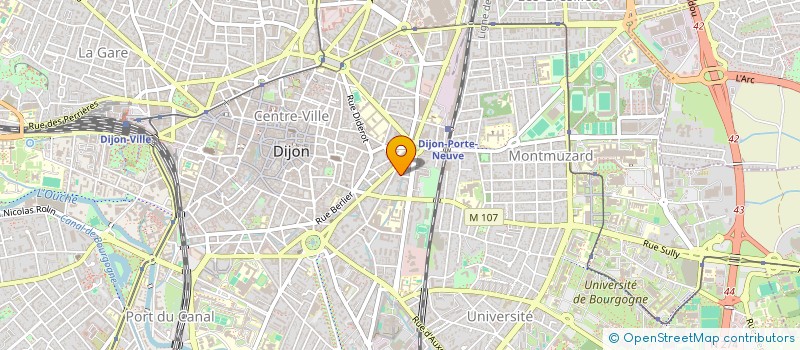 localisation de l'entreprise MARC MOURLET TRAITEUR à DIJON