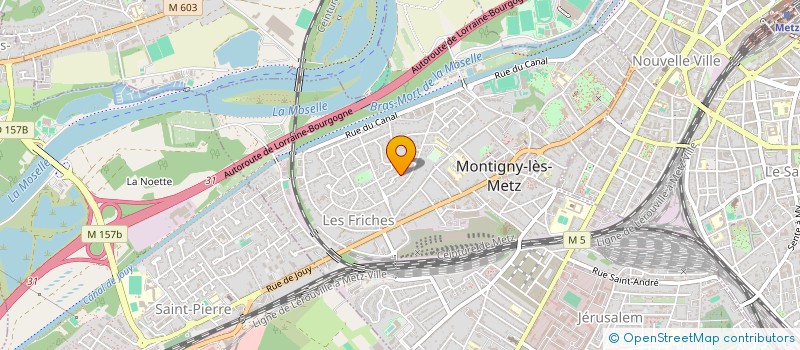 localisation de l'entreprise MARC MULLER  MONTIGNY-LES-METZ