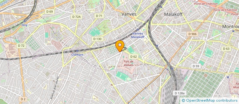 localisation de l'entreprise MARC & NATHALIE  MALAKOFF