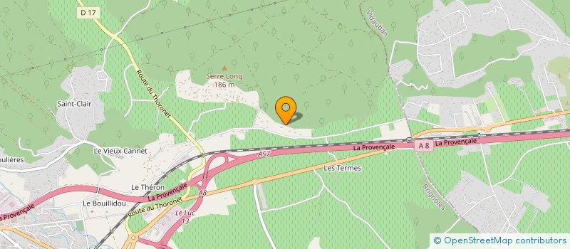 localisation de l'entreprise MARC NATOLI  LE CANNET-DES-MAURES