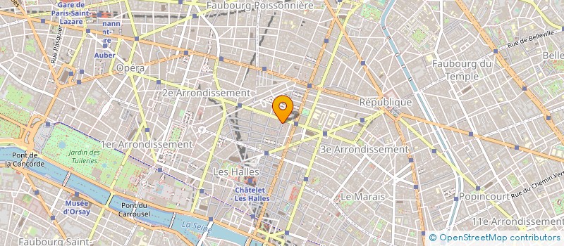 localisation de l'entreprise MARC'OH à PARIS