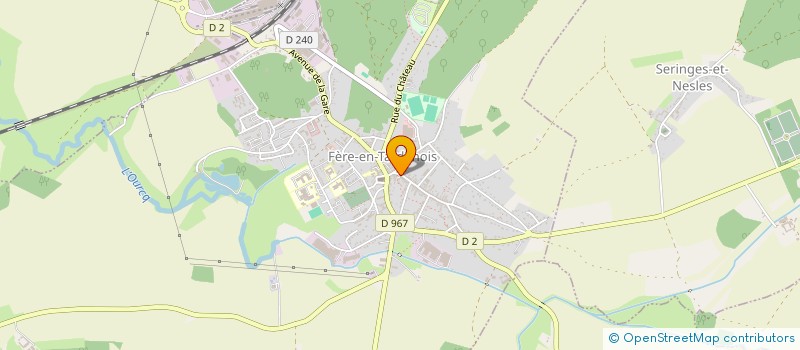 localisation de l'entreprise MARC OPTIQUE  FERE-EN-TARDENOIS