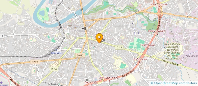 localisation de l'entreprise MARC PARCS ET JARDINS à ALBI