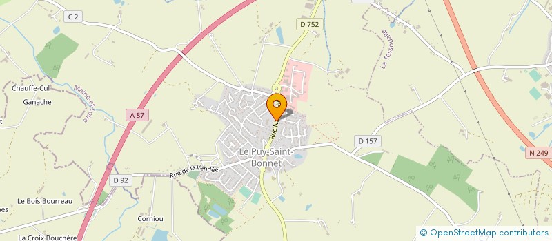 localisation de l'entreprise MARC PERDRIAU à CHOLET
