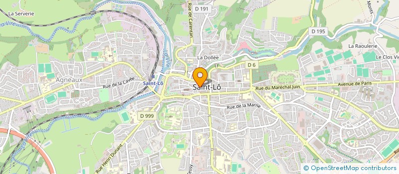 localisation de l'entreprise MARC PHILIPPE  SAINT-LO