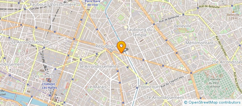localisation de l'entreprise MARC PINCH  PARIS