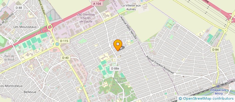 localisation de l'entreprise MARC RENOV  BOBIGNY