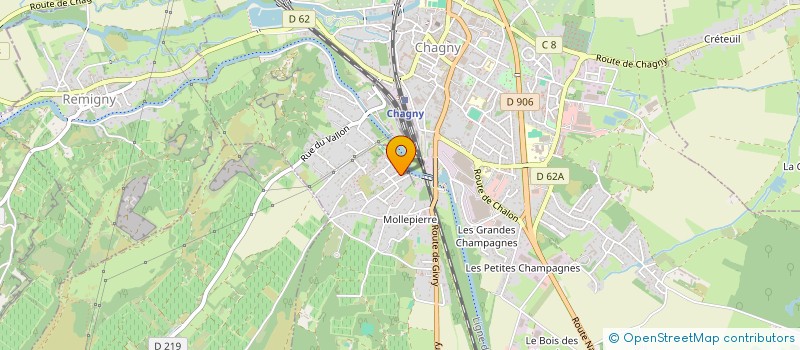 localisation de l'entreprise MARC THOMAS à CHAGNY