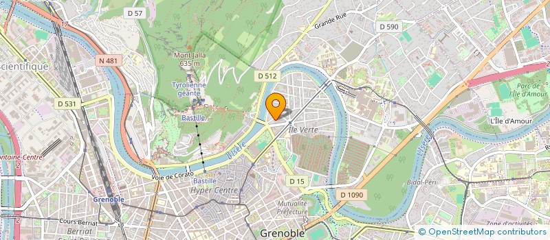 localisation de l'entreprise MARC TOURNIAIRE DEVELOPPEMENT à GRENOBLE