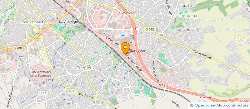 localisation de l'entreprise MARC TREGUEUX à TREGUEUX