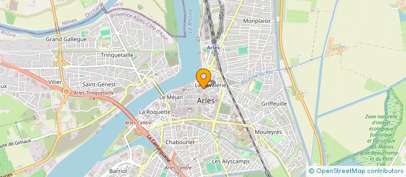 localisation de l'entreprise MARC TWO SA  ARLES