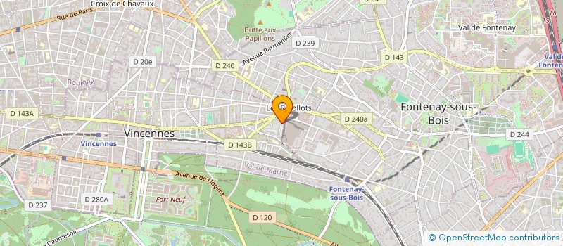 localisation de l'entreprise MARC UNFRIED CONSEIL  VINCENNES