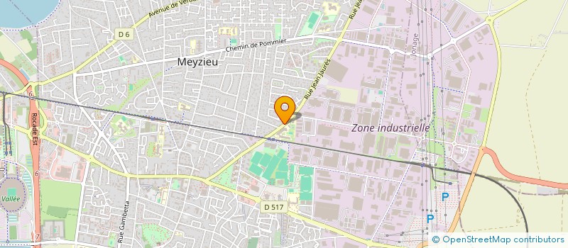 localisation de l'entreprise MARC VTC à MEYZIEU