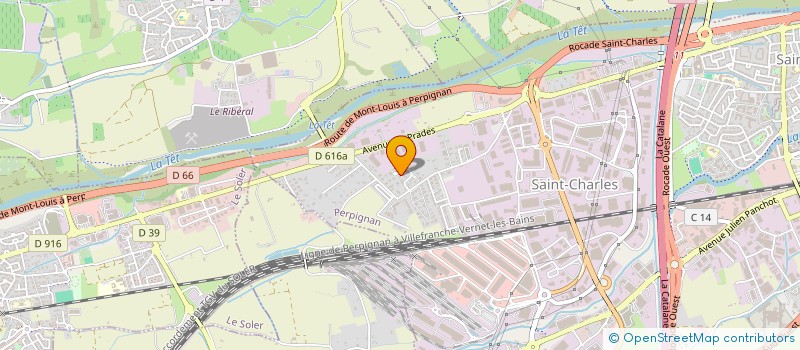 localisation de l'entreprise MARCA FINANCE  PERPIGNAN