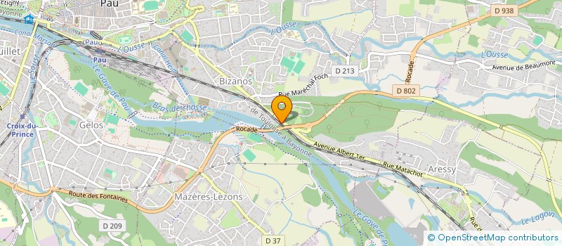 localisation de l'entreprise MARCAA à LONS