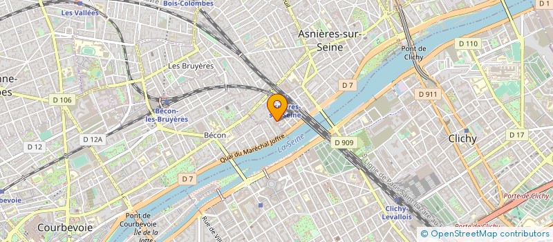 localisation de l'entreprise MARCADE à COURBEVOIE