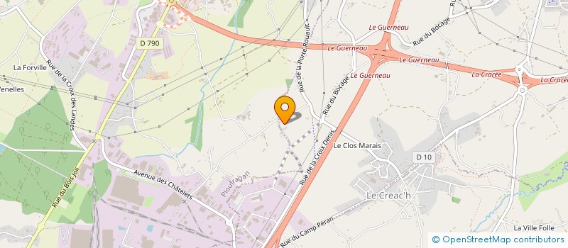 localisation de l'entreprise MARCADE PATRIMOINE  TREGUEUX