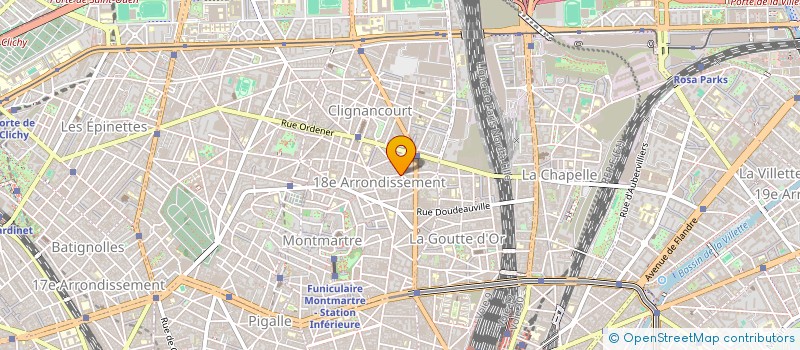 localisation de l'entreprise MARCADET DECOR  PARIS