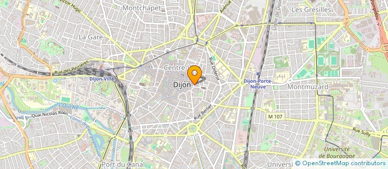 localisation de l'entreprise MARCAILLOU IMMOBILIER à DIJON