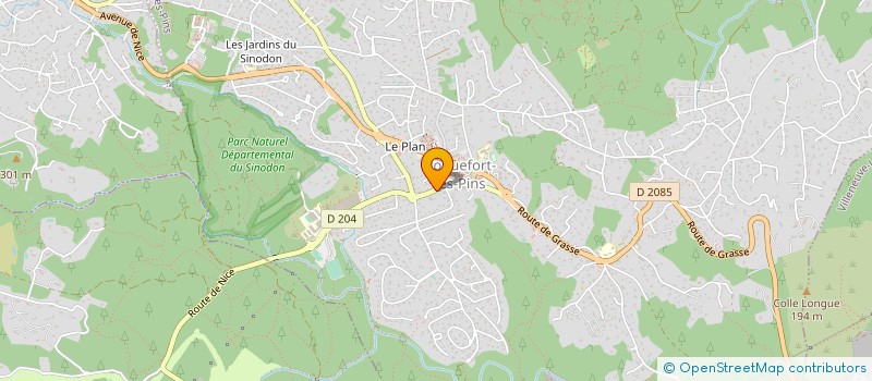 localisation de l'entreprise MARCAL SYNERGIE à ROQUEFORT-LES-PINS