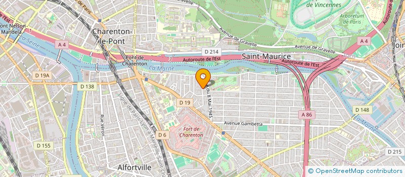 localisation de l'entreprise MARCALAIN DIFFUSION  MAISONS ALFORT