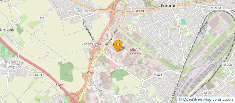 localisation de l'entreprise MARCALI INTERNATIONAL à LILLE