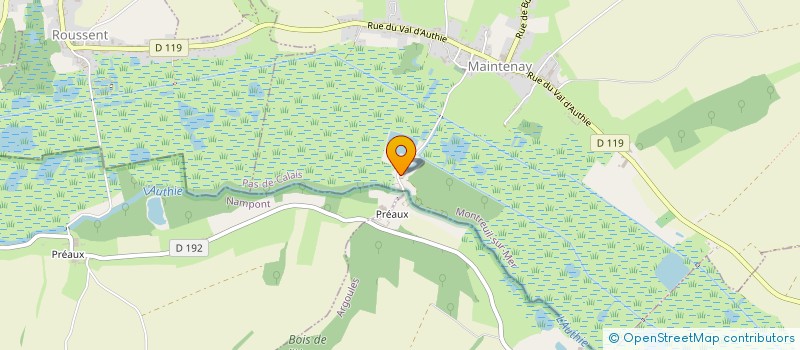 localisation de l'entreprise MARCALINE  MAINTENAY