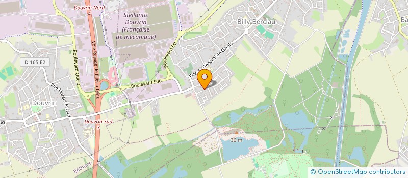 localisation de l'entreprise MARCAM  BILLY-BERCLAU