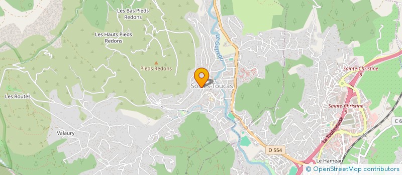 localisation de l'entreprise MARCAM 83  SOLLIES-TOUCAS