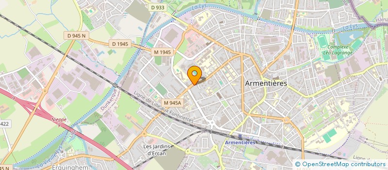 localisation de l'entreprise MARCAN à BAILLEUL
