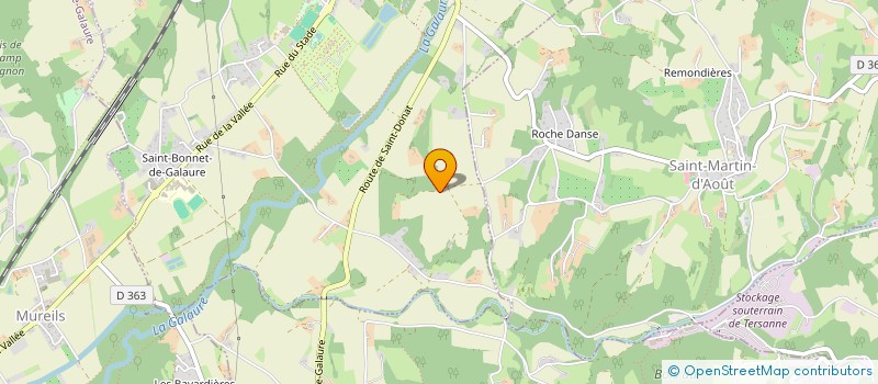 localisation de l'entreprise MARCANDIERE TRADUCTIONS ET CONSEIL  CHATEAUNEUF-DE-GALAURE