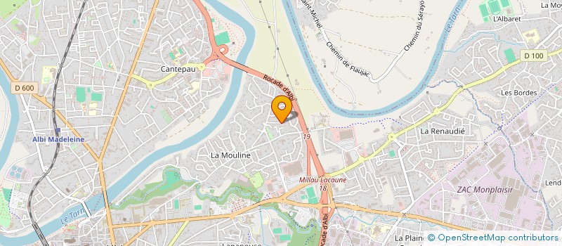 localisation de l'entreprise MARCANNE à ALBI