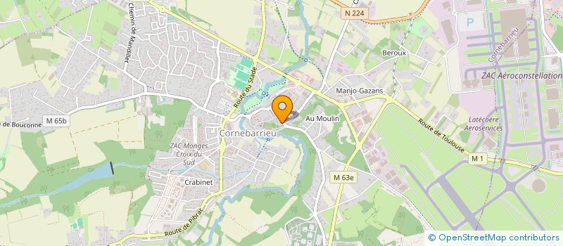 localisation de l'entreprise MARCANTE à CORNEBARRIEU
