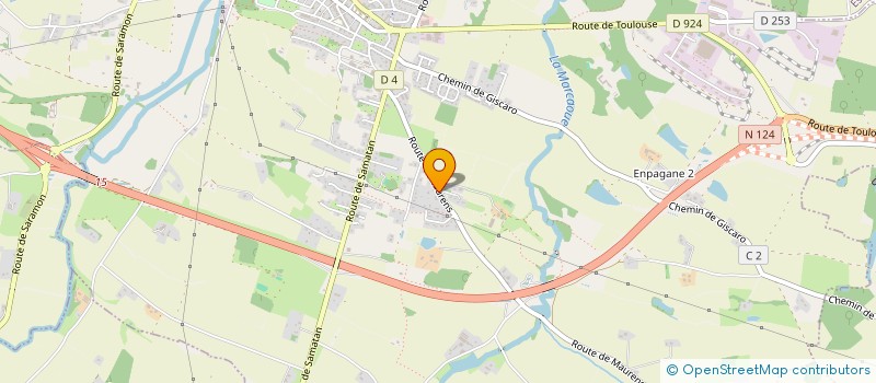 localisation de l'entreprise MARCAOUE 99  GIMONT