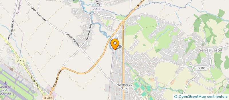 localisation de l'entreprise MARCAS à SERRES-CASTET