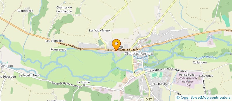 localisation de l'entreprise MARCAU à CHATEAU-RENARD