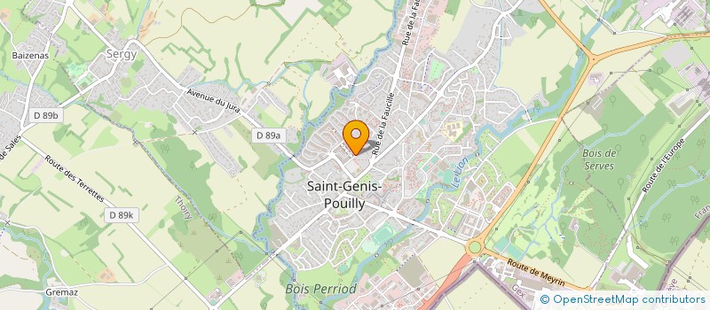 localisation de l'entreprise MARCAULT à SAINT-GENIS-POUILLY