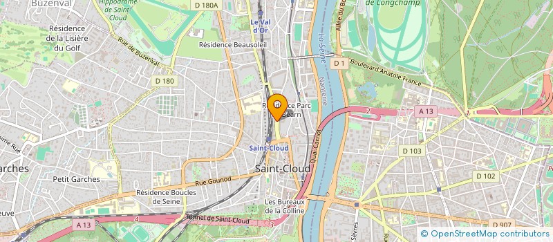 localisation de l'entreprise MARCD FICONSULTING à SAINT-CLOUD