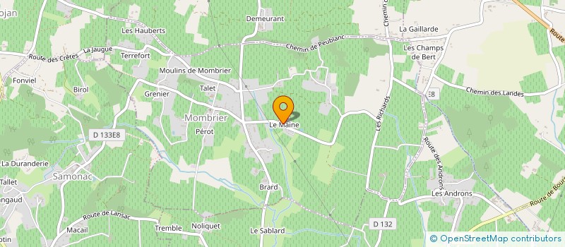 localisation de l'entreprise MARCE  MOMBRIER