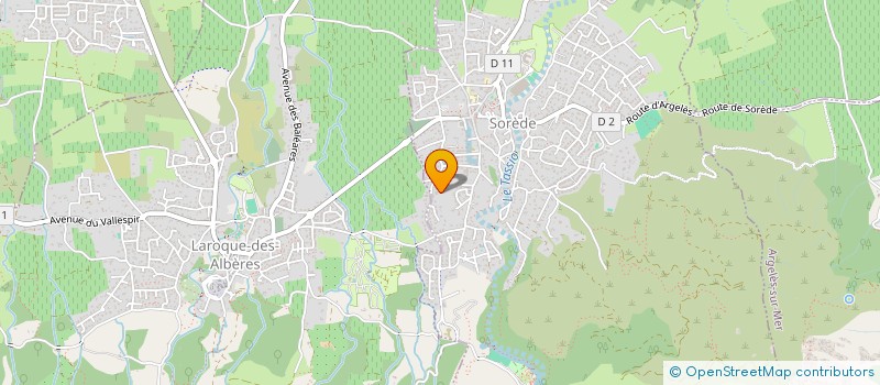 localisation de l'entreprise MARCE&CO  SOREDE