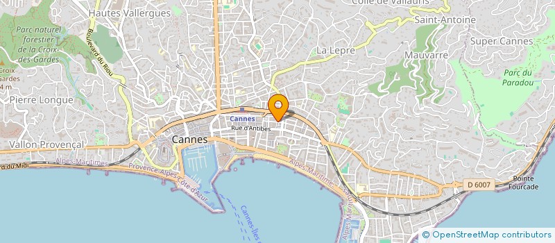 localisation de l'entreprise MARCEAU à CANNES